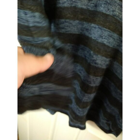 American Eagle Black Blue Heather Oversized Sweater Size XS - Picture 6 of 12